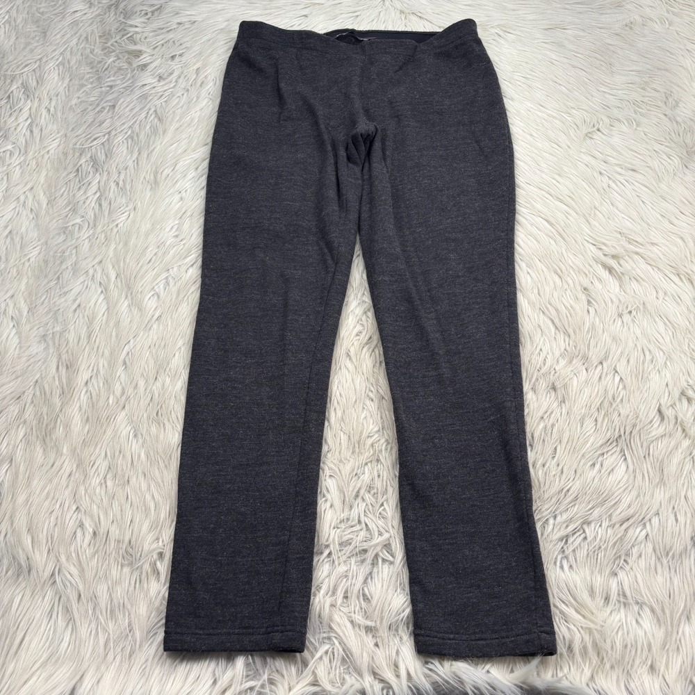 Nau Women's L Heathered Gray Wool Blend Pull on Pants Lounge Camping
